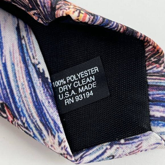 90s Alaskan Scenic neck tie Dem Crazy 1990s vintage - Picture 5 of 8